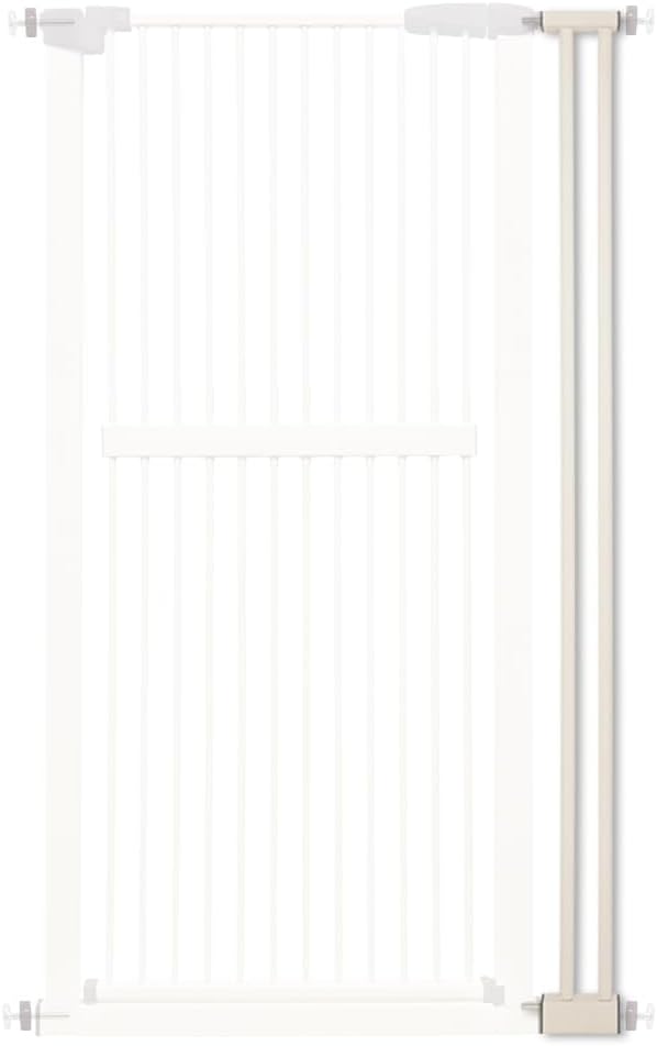 61.02" Extra Tall Pet Gate for Cat Dog 30.12"-59.24" Wide Black | Extra Tall Cat Gate for Doorway Hallway Stairs Pressure Mounted 1.37" Gap No Drilling Auto-Close Dual-Lock