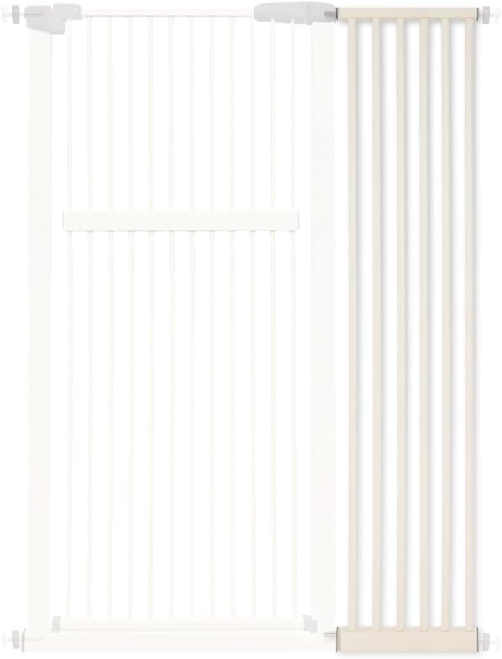 61.02" Extra Tall Pet Gate for Cat Dog 30.12"-59.24" Wide Black | Extra Tall Cat Gate for Doorway Hallway Stairs Pressure Mounted 1.37" Gap No Drilling Auto-Close Dual-Lock