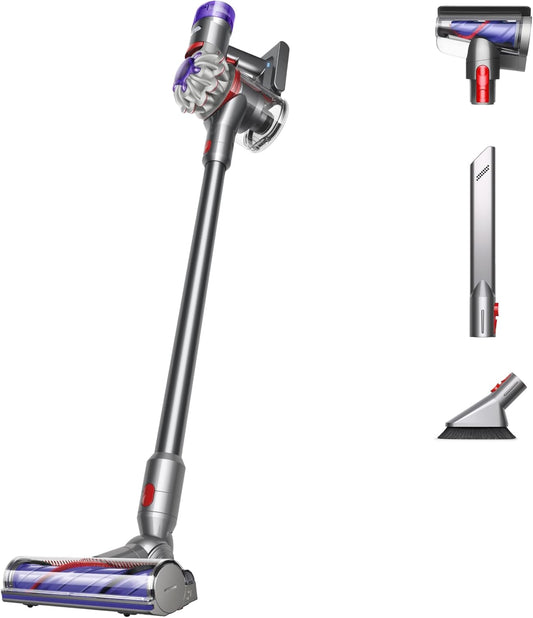 Dyson V8 Plus Cordless Vacuum, Cleans Hard Floors and Carpets, Detangles, Converts to Handheld, 115AW, 2 Power Modes, Up to 40 Minutes¹ | V8 Plus | Main product image