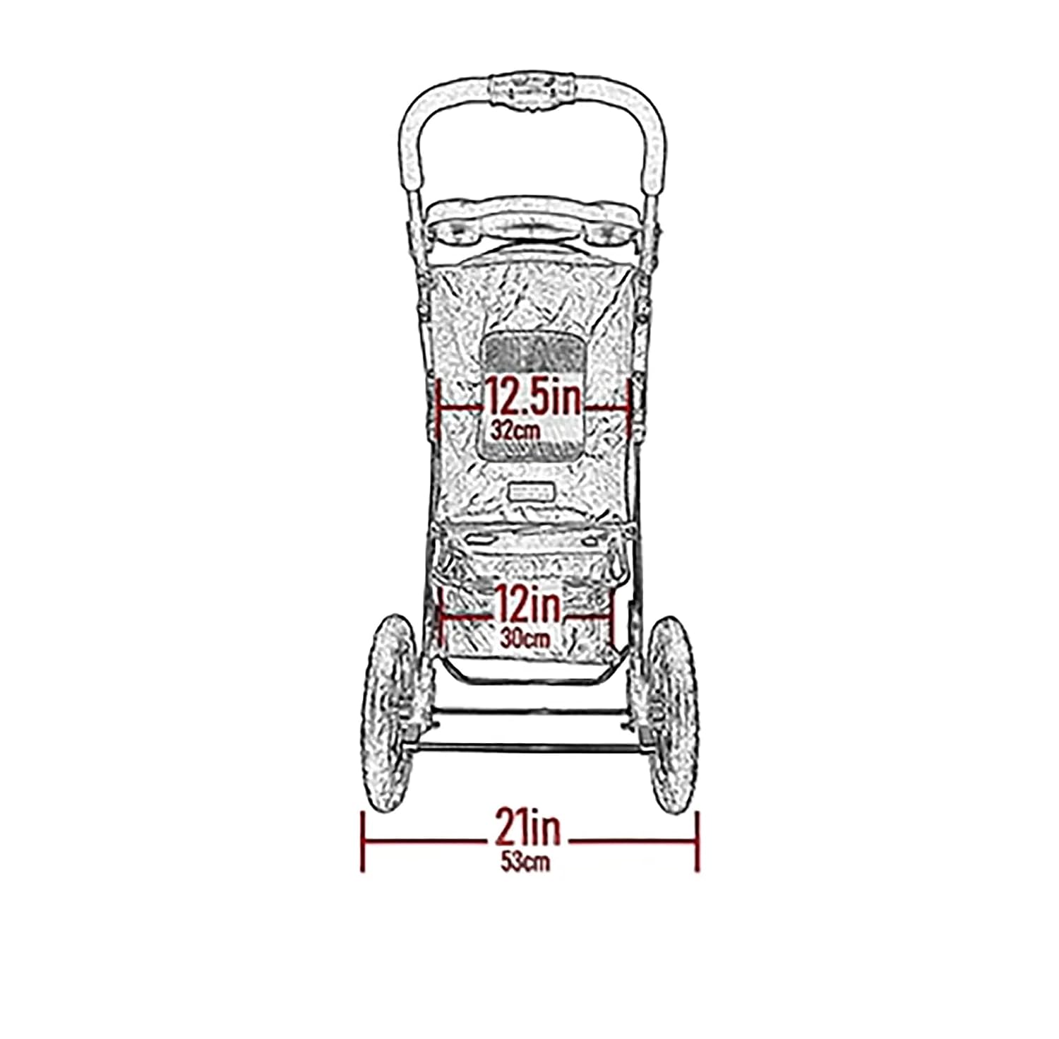 Pet Gear No-Zip AT3 Pet Stroller for Cats/Dogs, Sea Salt | Zipperless Entry, Easy One-Hand Fold, Jogging Tires, Removable Liner, Cup Holder + Storage Basket | Product image 2