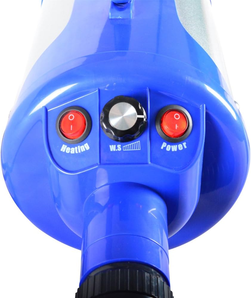 SHELANDY Groomer Partner Pet Hair Force Dryer Dog Grooming Blower with Heater (Blue) | Product image 4