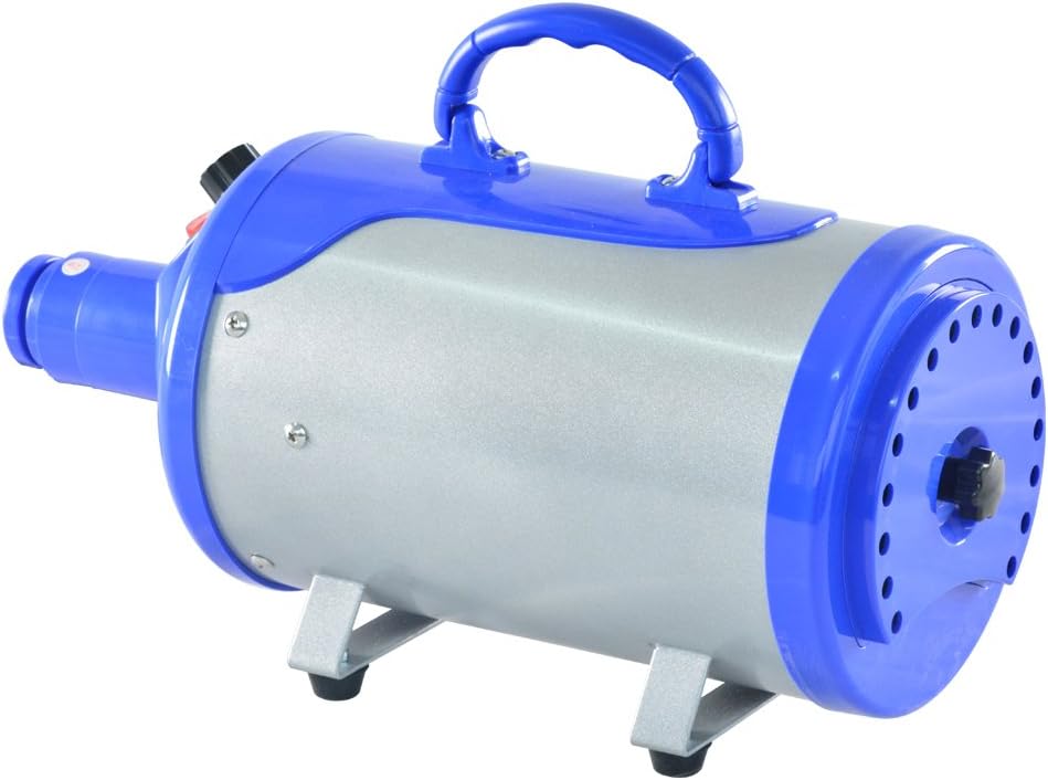 SHELANDY Groomer Partner Pet Hair Force Dryer Dog Grooming Blower with Heater (Blue) | Product image 3
