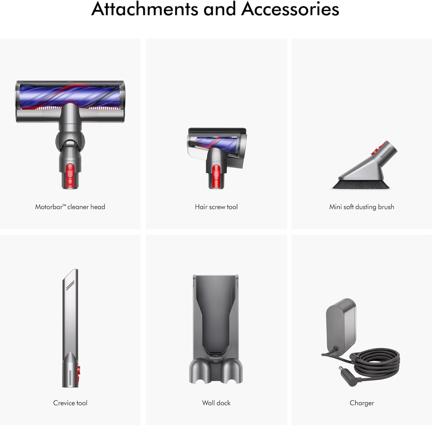 Dyson V8 Plus Cordless Vacuum, Cleans Hard Floors and Carpets, Detangles, Converts to Handheld, 115AW, 2 Power Modes, Up to 40 Minutes¹ | Product image 3