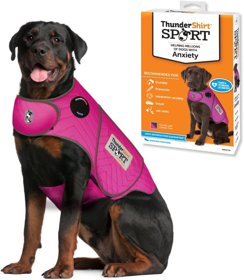 ThunderShirt for Dogs Calming Anxiety Vest, X Large, Platinum Sport | Skin-Friendly Dog Anxiety Shirt, Helps Reduce Stress from Thunder, Fireworks & Travel