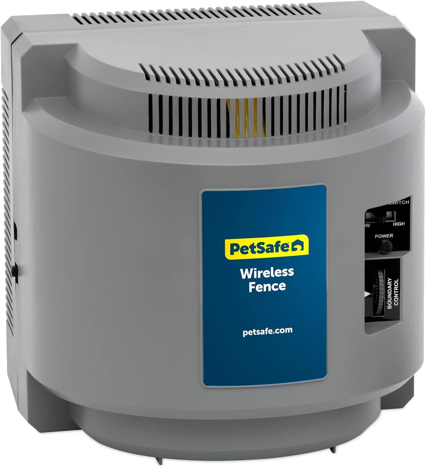 Wireless Pet Containment System, Up to 1/2 Acre | Wireless Fence, Tone & Static Correction, Proprietary Circular Boundary with No Wire, Static-Free Re-Entry, Dogs 8 lb+