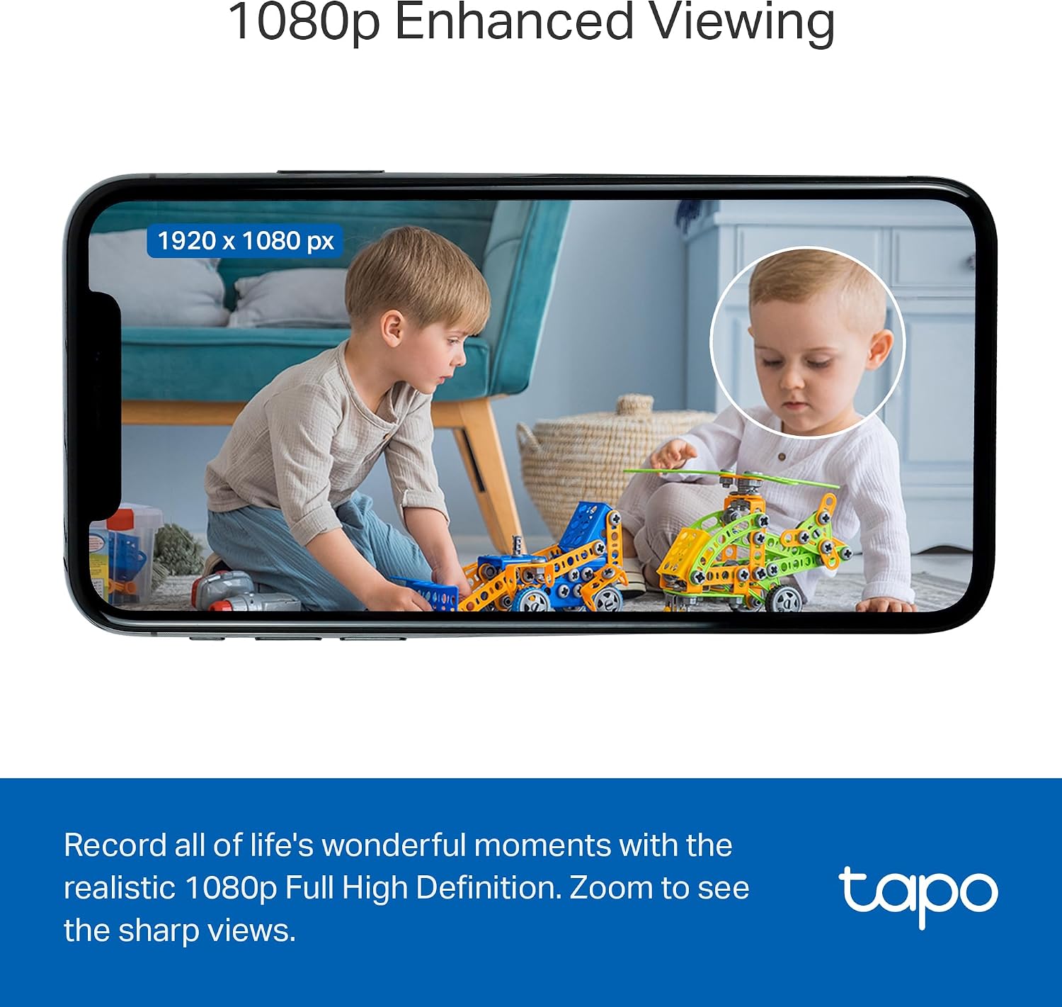 Tapo 1080P Indoor Security Camera, Baby Monitor, Dog Camera, C100(4-Pack) | Motion Detection, 2-Way Audio, Siren, Night Vision, Cloud & SD Card Storage, Works w/Alexa & Google Home, Wired | Product image 3
