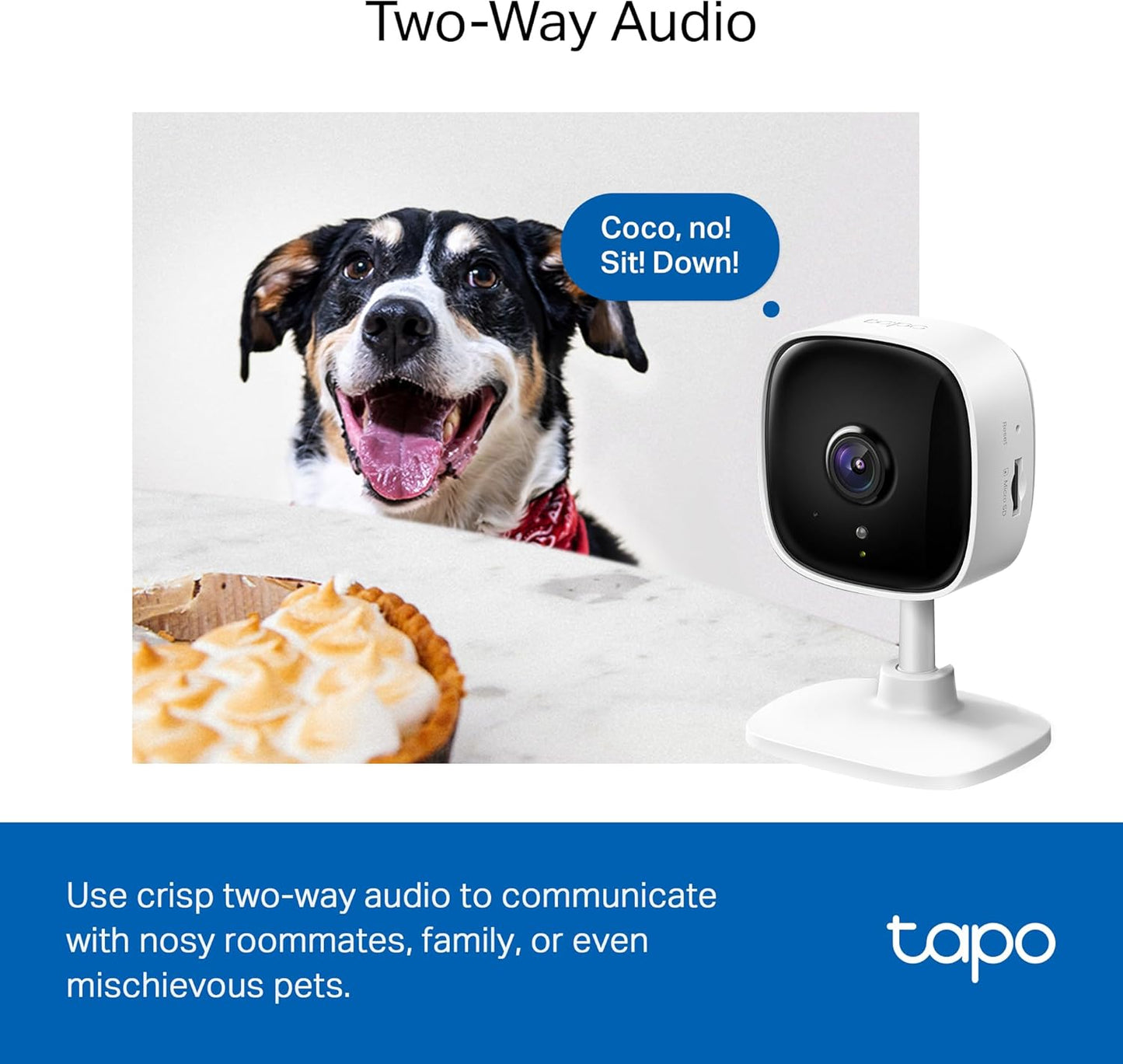 Tapo 1080P Indoor Security Camera, Baby Monitor, Dog Camera, C100(4-Pack) | Motion Detection, 2-Way Audio, Siren, Night Vision, Cloud & SD Card Storage, Works w/Alexa & Google Home, Wired | Product image 7