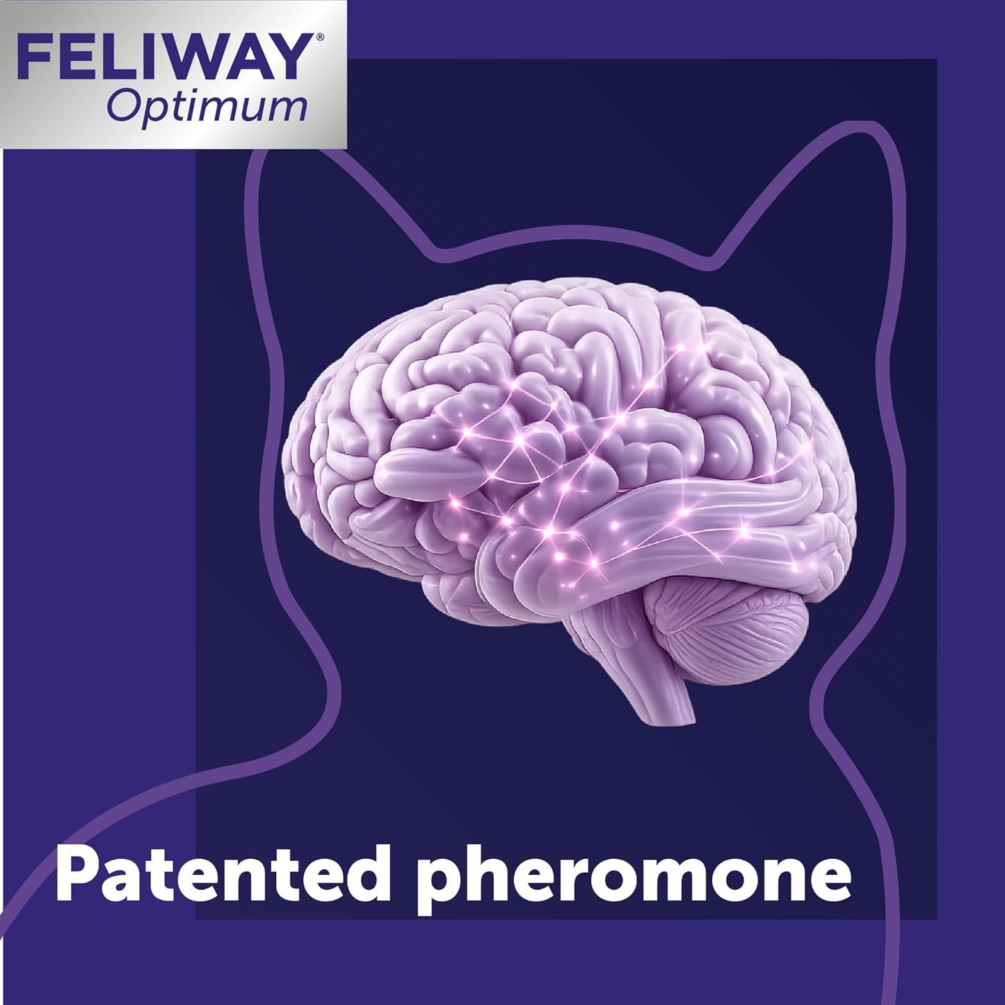 FELIWAY Optimum Cat Calming Pheromone Diffuser Refill - 6 Pack | Advanced Support to Help Reduce Urine Spraying, Scratching, Fighting & Hiding Due to Stress, 180 Day Supply | Product image 6