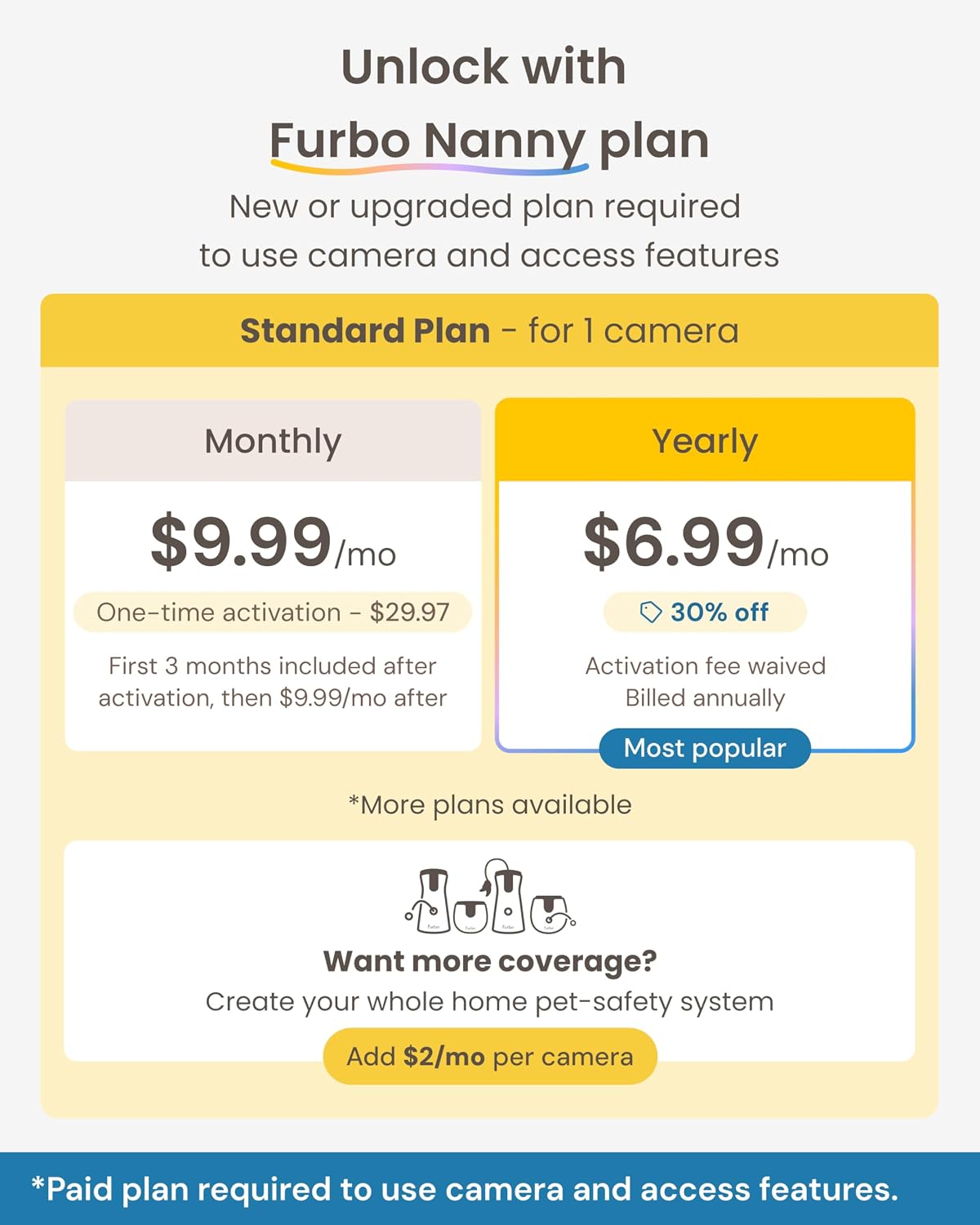 Furbo 360° Dog Camera [Paid Plan Required to Activate] | Stay connected with AI Dog & Home Safety Alerts, Treat Toss, Auto-Tracking, Video History, 2-Way Audio (Subscription 3mo min) | Product image 3