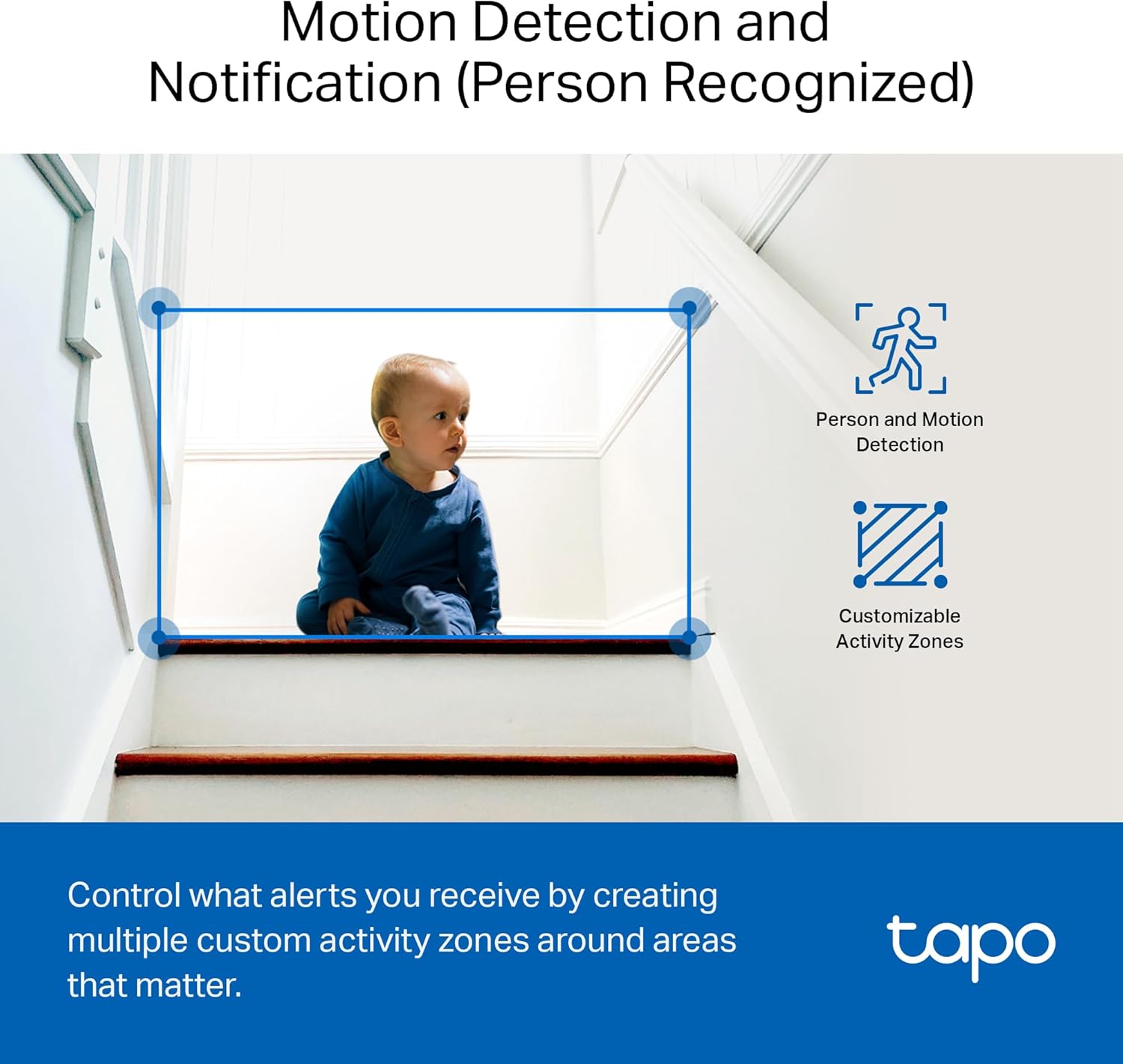 Tapo 1080P Indoor Security Camera, Baby Monitor, Dog Camera, C100(4-Pack) | Motion Detection, 2-Way Audio, Siren, Night Vision, Cloud & SD Card Storage, Works w/Alexa & Google Home, Wired | Product image 6