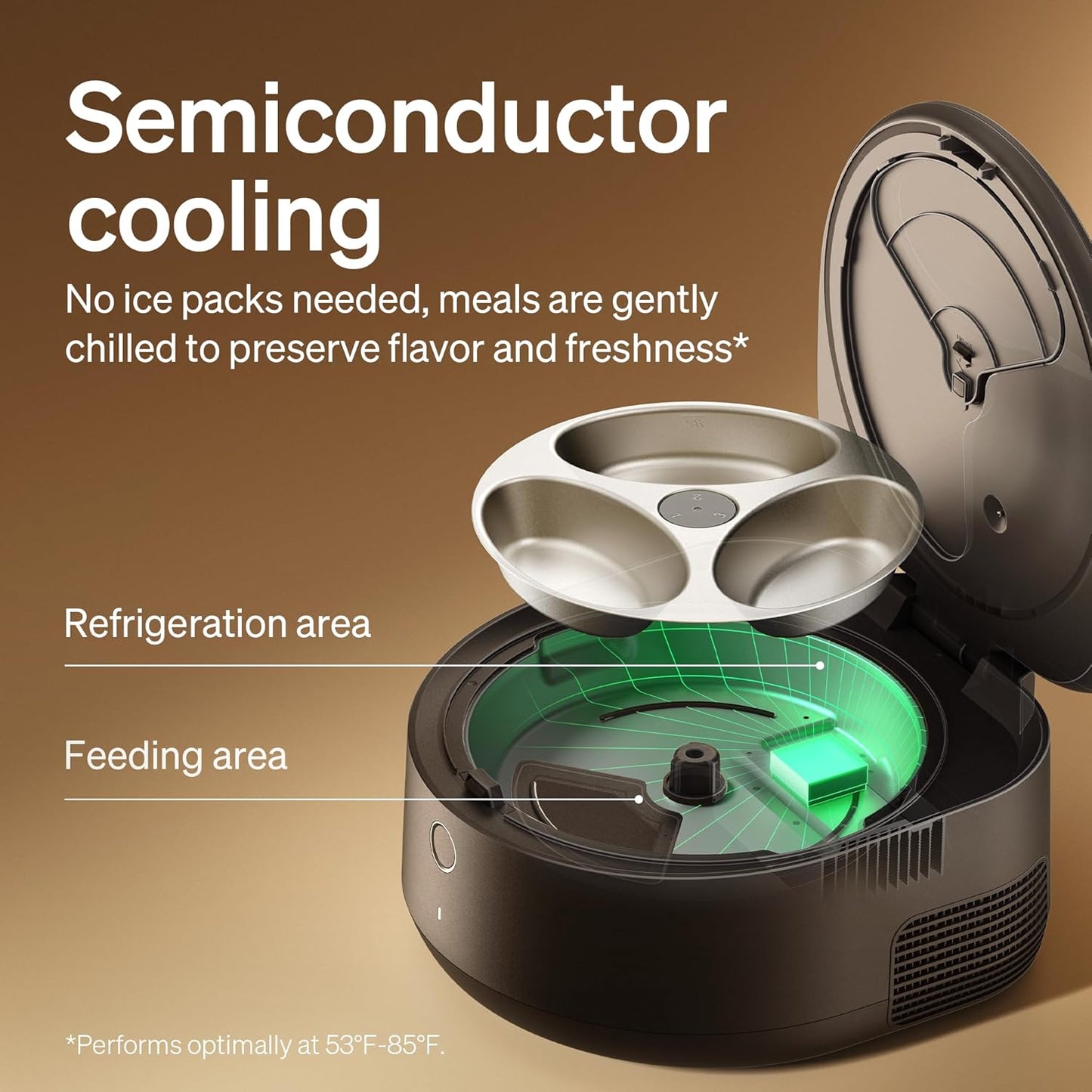 PETLIBRO Automatic Wet Food Cat Feeder 2026 New Version with Semiconductor Cooling, Refrigerated 3 Fresh Meals in 3 Days, App-Controlled Pet Food Dispenser, Stainless Steel Bowl, Easy to Clean | Product image 4