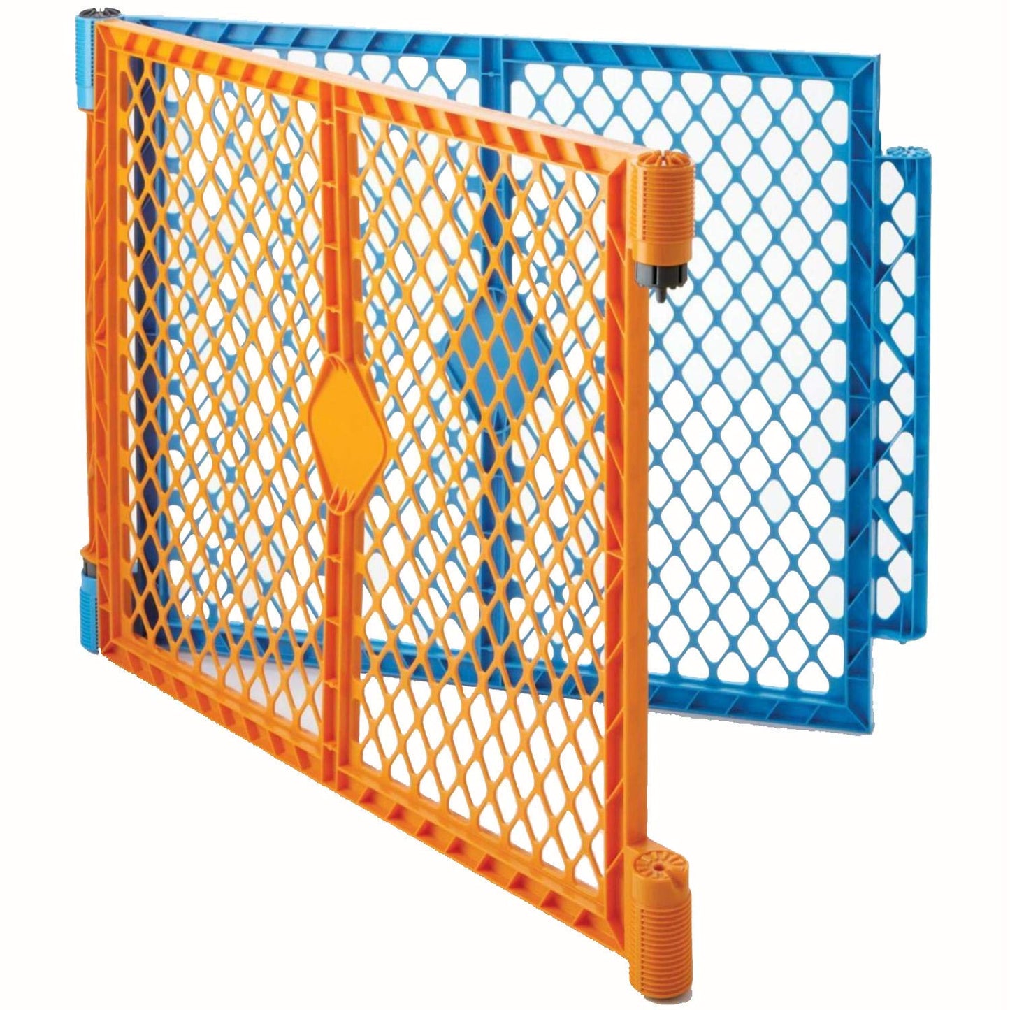 Superyard Duo 6-Panel Baby Playard or Wall Mount Barrier; Lt Gray | Portable, Durable, For Babies and Toddlers, Freestanding, Expandable Modular Sizing, Indoor or Outdoor Use, Made in USA
