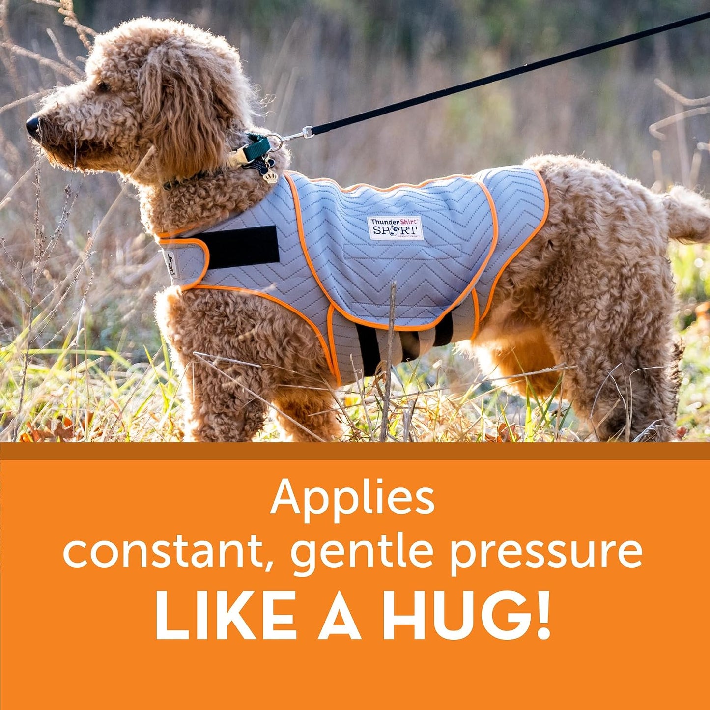 ThunderShirt for Dogs Calming Anxiety Vest, X Large, Platinum Sport | Skin-Friendly Dog Anxiety Shirt, Helps Reduce Stress from Thunder, Fireworks & Travel | Product image 5